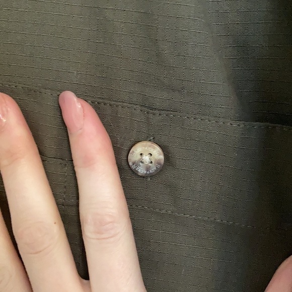 New backpacker loden green button down shirt - Picture 10 of 11